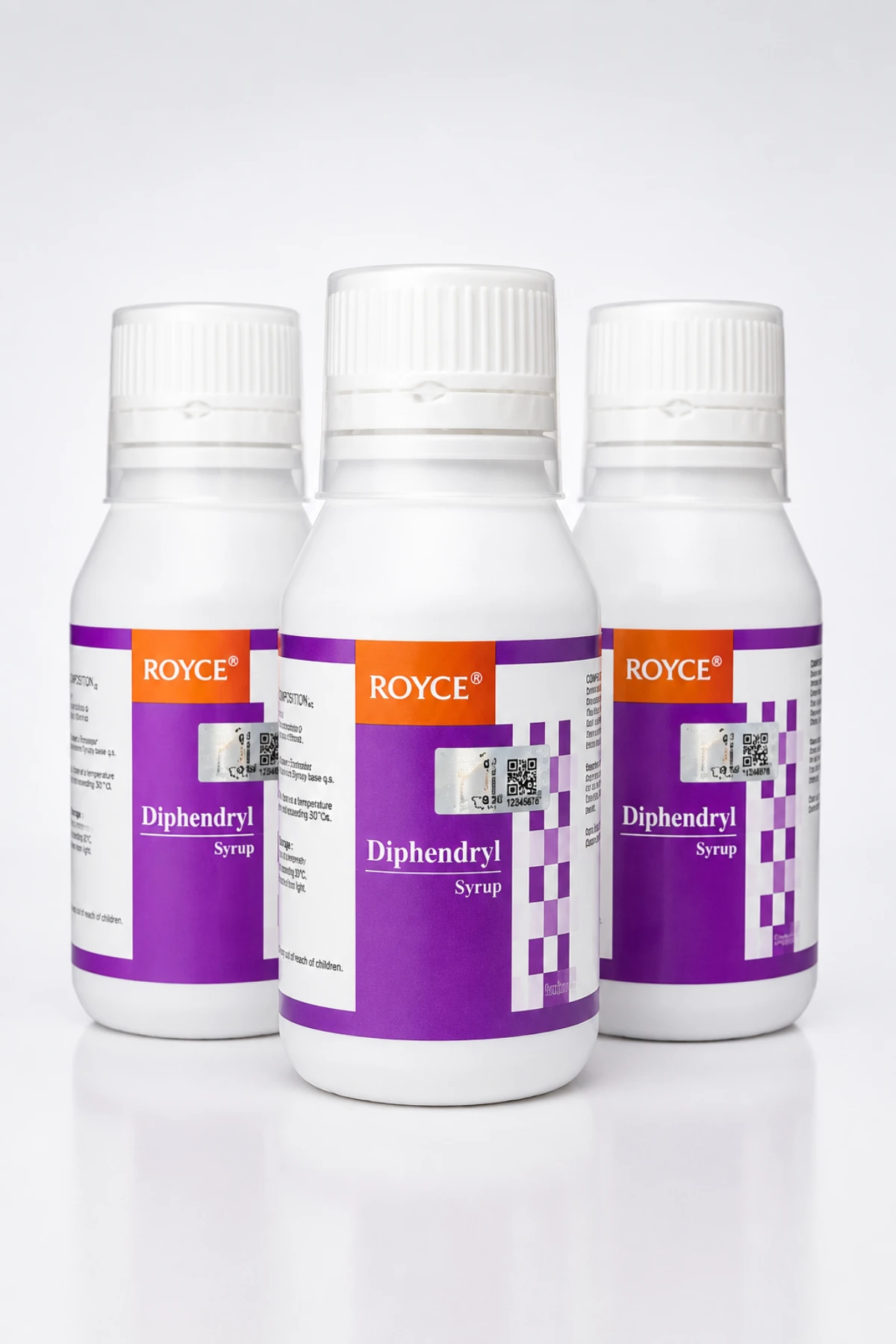 Diphendry Syrup product packaging
