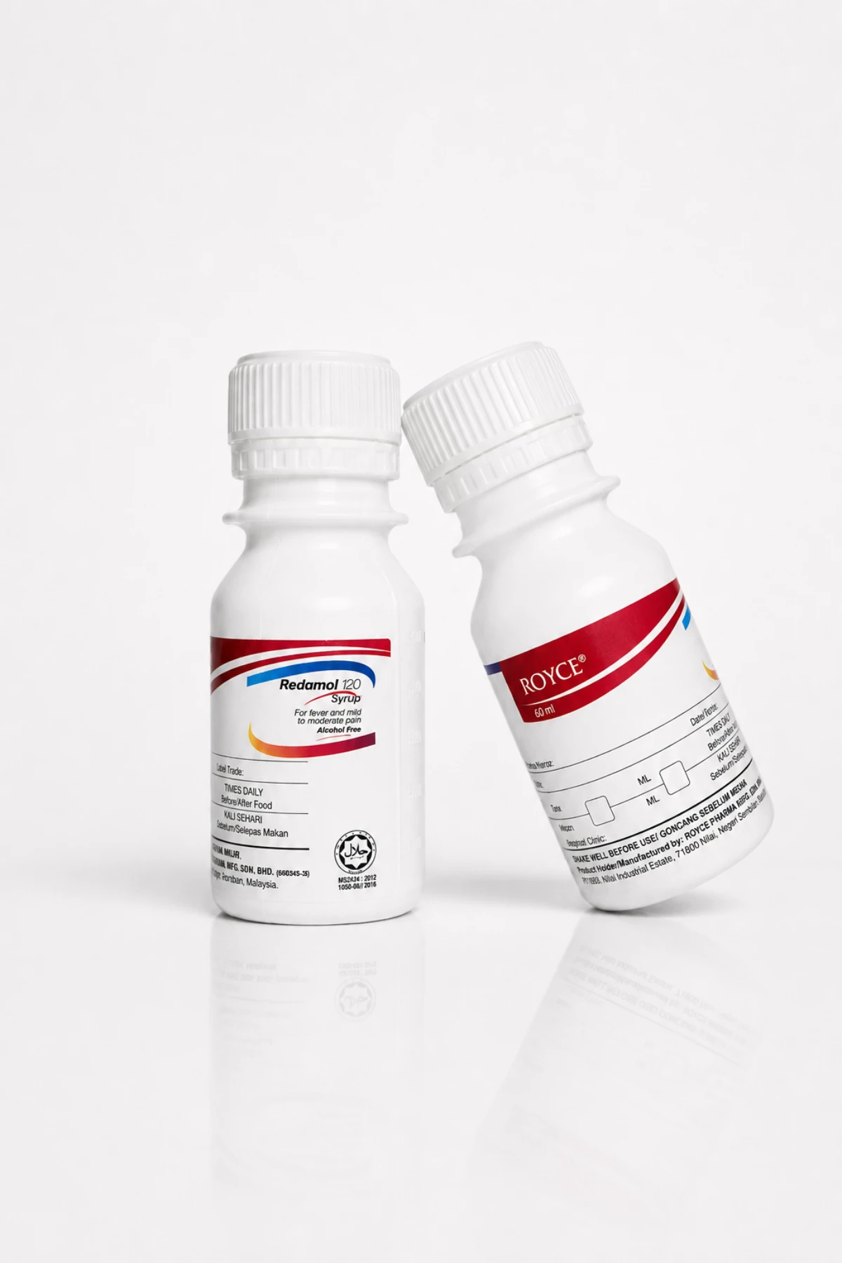 Redamol 120 Syrup product packaging